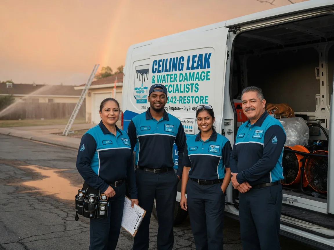 Ceiling Leak Cleanup company in Luxemburg, WI