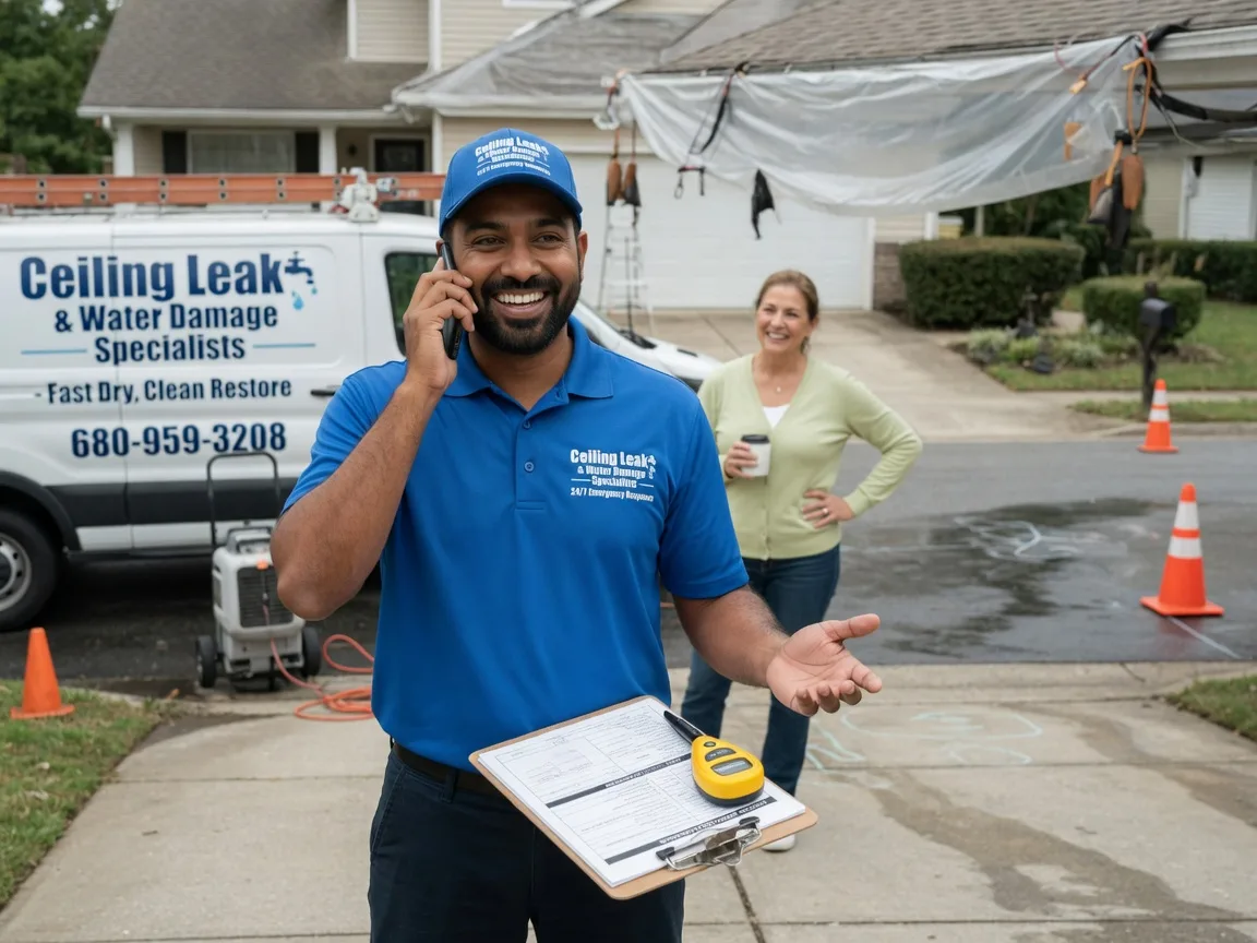 Ceiling Leak Cleanup Luxemburg, WI FAQs